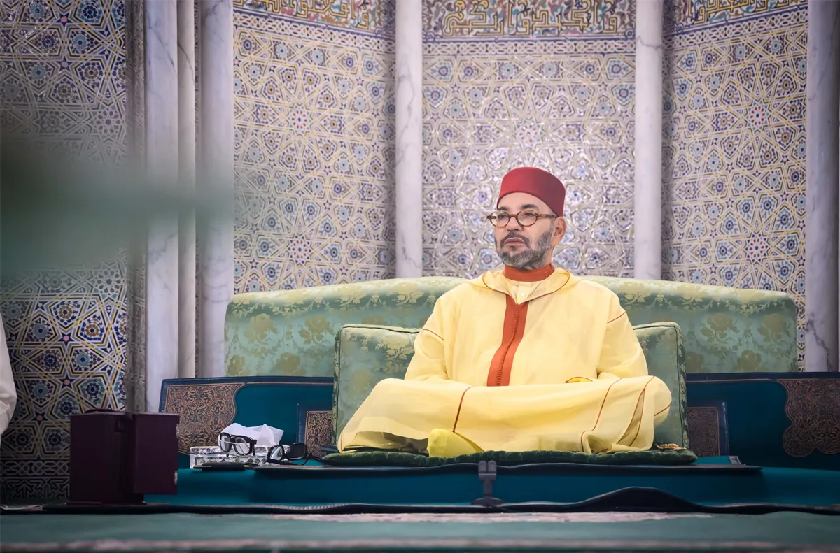 أمير المؤمنين يترأس إحياء ذكرى المولد النبوي الشريف بالقصر الملكي العامر بمدينة الرباط (وزارة القصور الملكية والتشريفات والأوسمة)
