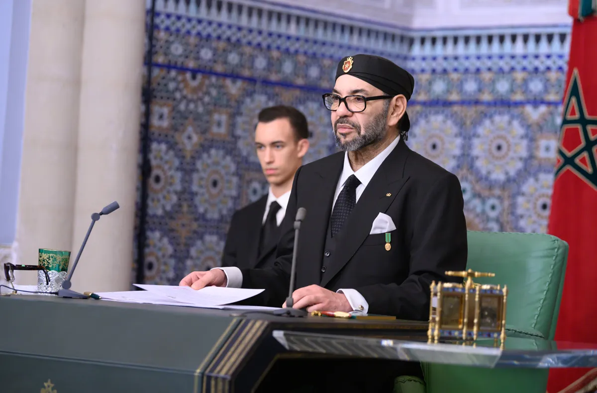 جلالة الملك يهنئ السيد نزار آميدي بمناسبة انتخابه رئيسا لجمهورية العراق