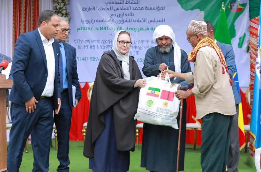 رمضان.. مؤسسة محمد السادس للعلماء الأفارقة تنظم بأديس أبابا مبادرة تضامنية لفائدة أسر إثيوبية معوزة