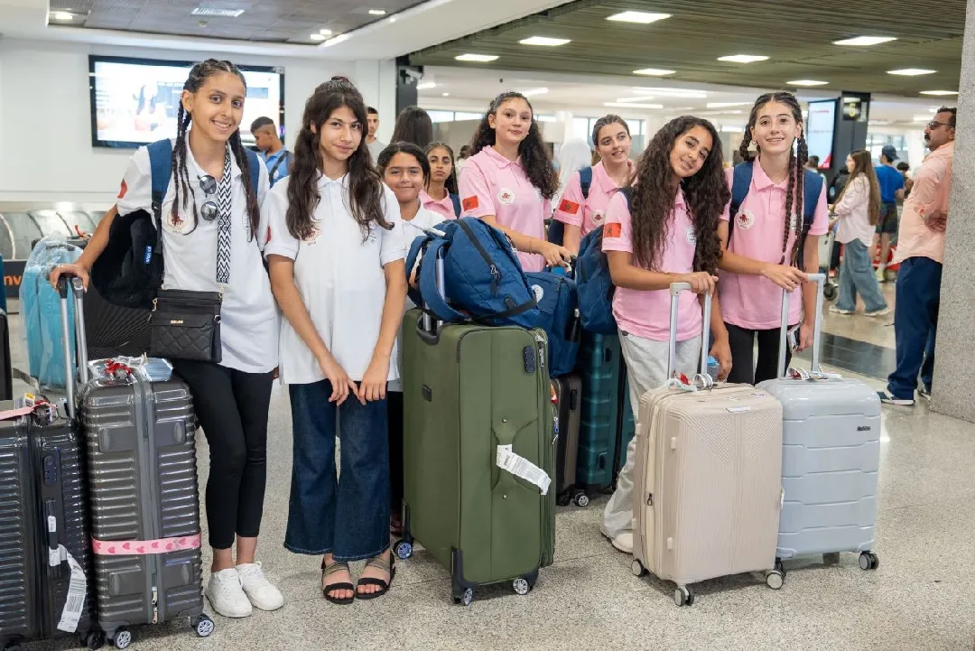 أطفال مقدسيون يصلون إلى الدار البيضاء للمشاركة في الدورة 17 للمخيم الصيفي السنوي لوكالة بيت مال القدس