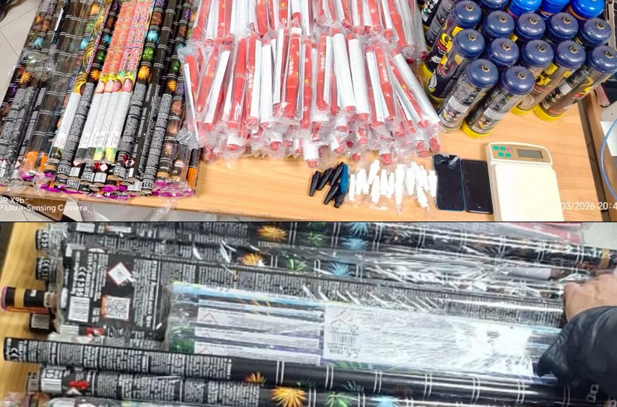 أمن طنجة يوقف 3 أشخاص بتهمة حيازة وترويج المخدرات والشهب النارية المهربة