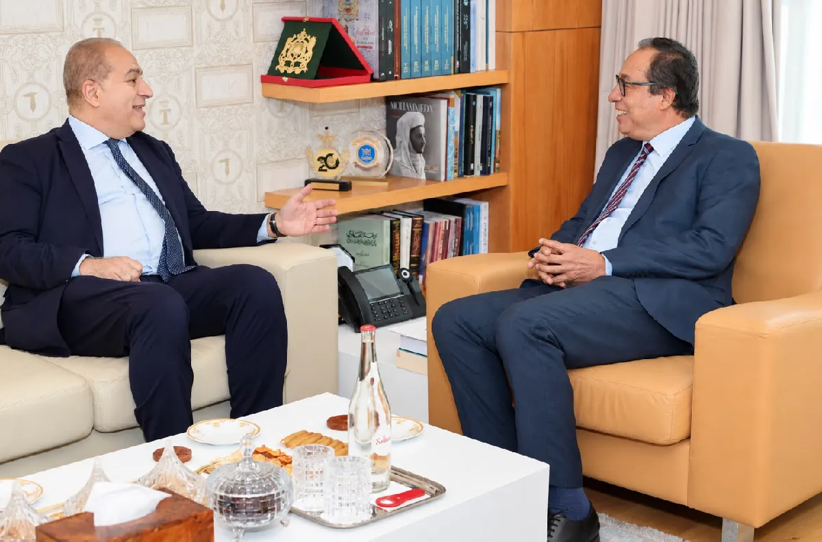 الرباط.. السيد اعمارة يتباحث مع سفير جمهورية مصر العربية بالمغرب