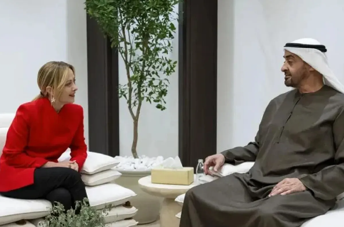 الرئيس الإماراتي ورئيسة الوزراء الإيطالية يبحثان التعاون المشترك والتطورات الإقليمية