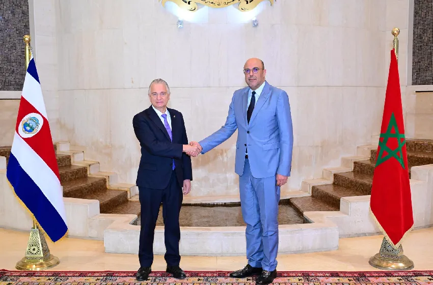 السيد ولد الرشيد يتباحث مع وزير العلاقات الخارجية والعبادة لجمهورية كوستاريكا