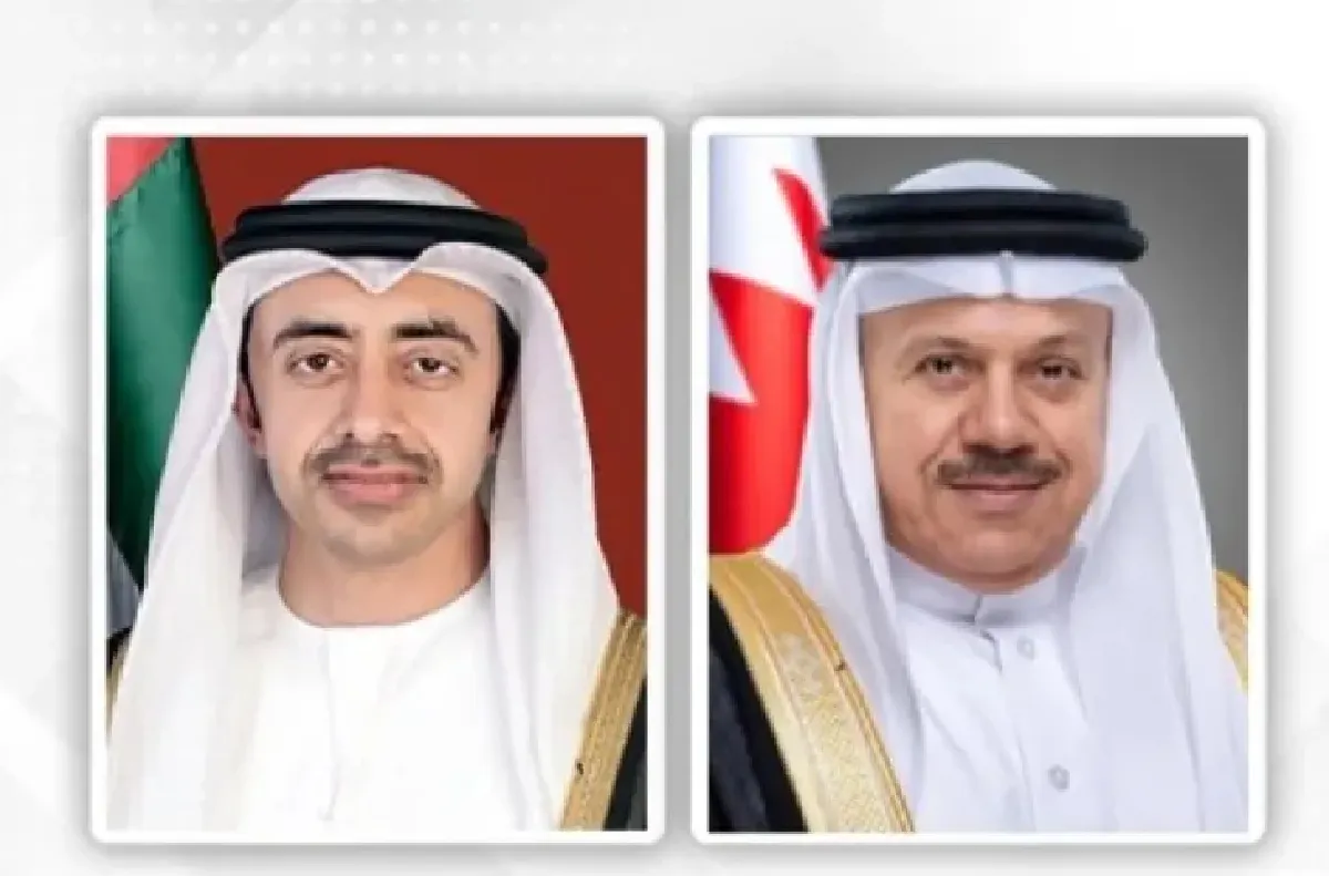 وزيرا خارجية الإمارات والبحرين يبحثان العلاقات الثنائية والتطورات الإقليمية