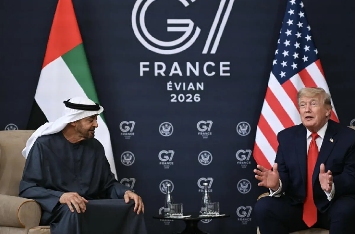 الرئيس الإماراتي ونظيره الأمريكي يبحثان التعاون المشترك والتطورات في المنطقة