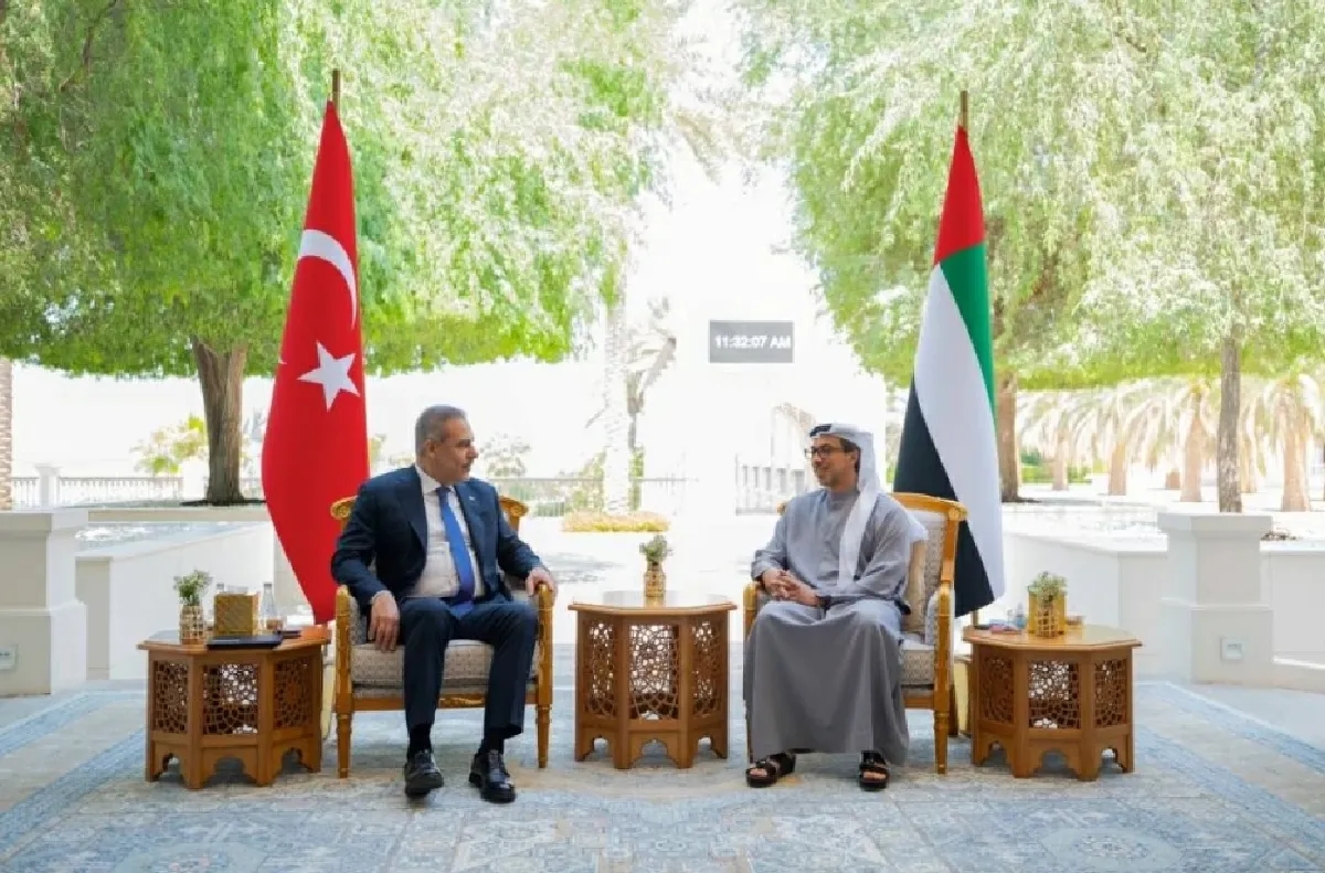 الرئيس الإماراتي ووزير الخارجية التركي يبحثان التعاون المشترك والتطورات الإقليمية