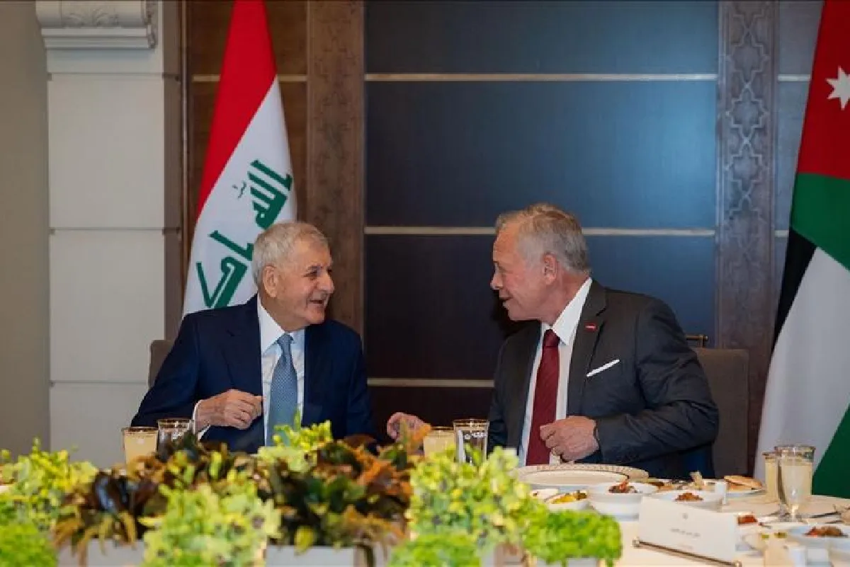 العاهل الأردني ورئيس الوزراء العراقي يبحثان بعمان أبرز المستجدات الاقليمية
