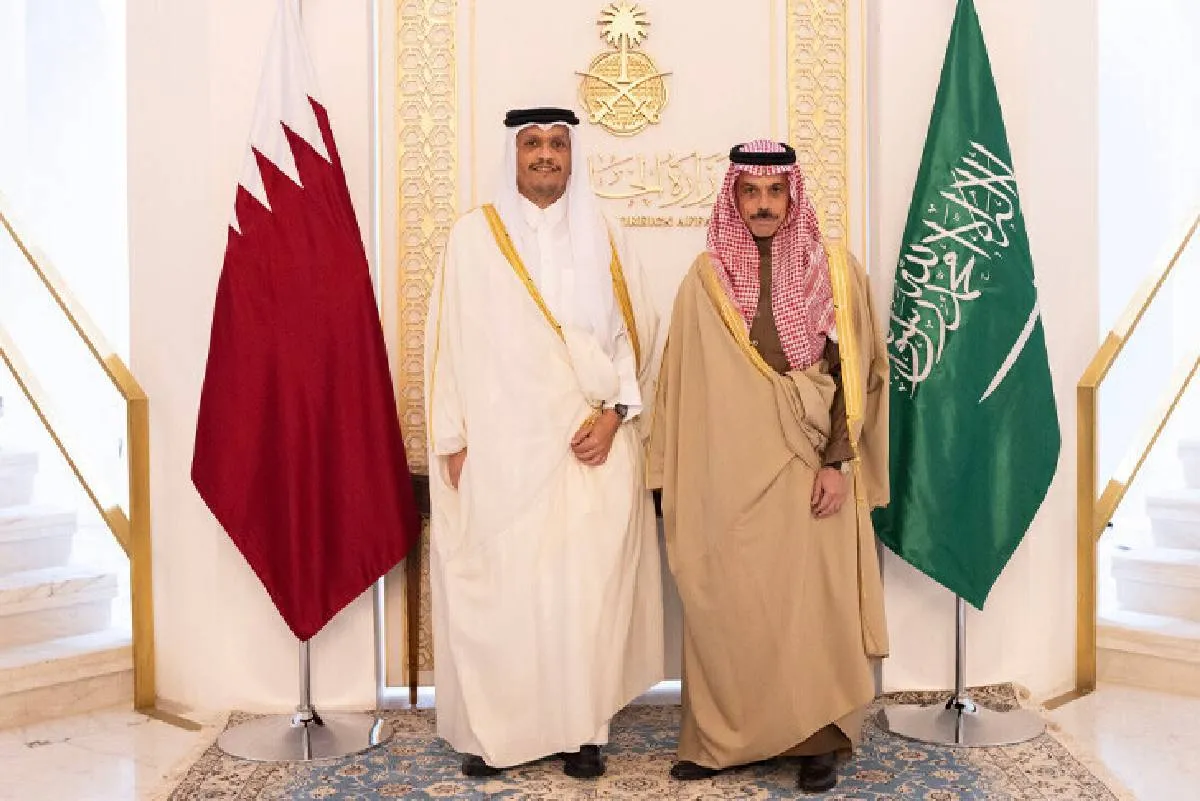 قطر والسعودية تبحثان جهود تعزيز الأمن بالمنطقة