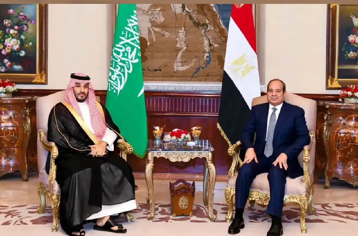 الرئيس المصري وولي العهد السعودي يبحثان التطورات الإقليمية والتحديات الراهنة