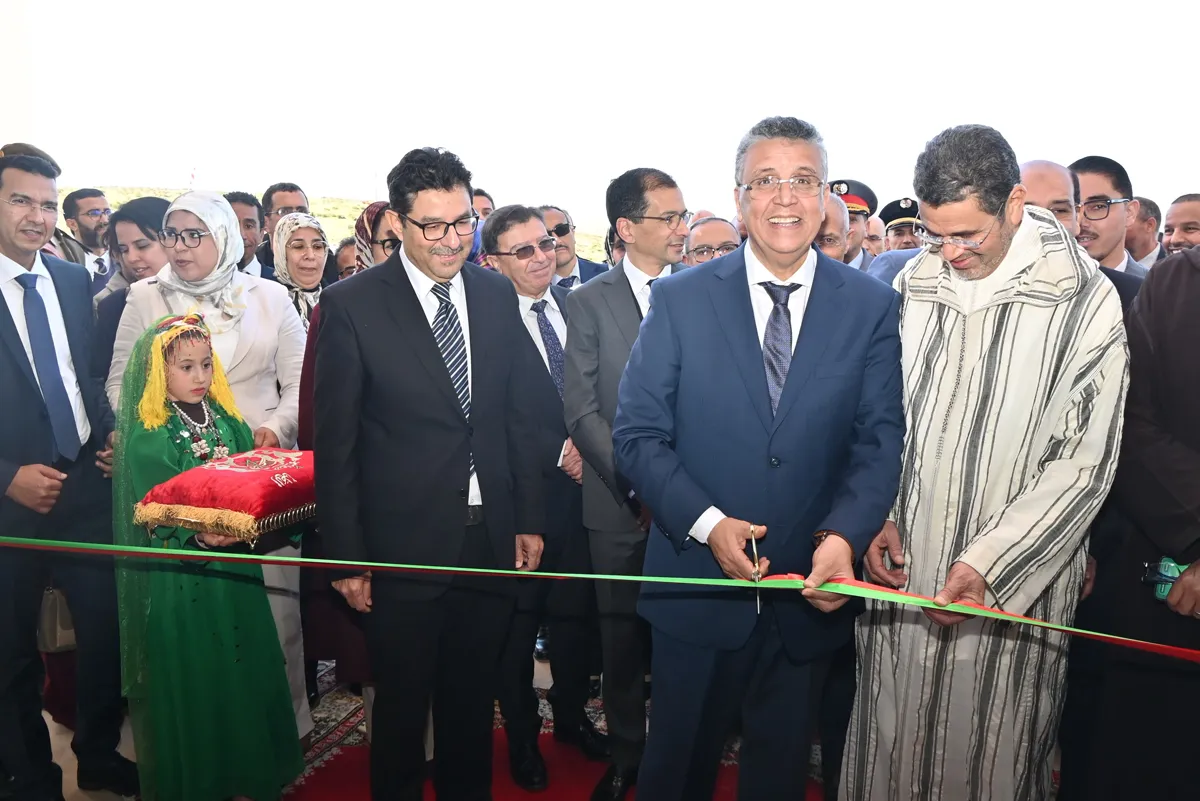 السيد عبد اللطيف وهبي يشرف على تدشين المقر الجديد للمحكمة الابتدائية بمدينة الحاجب