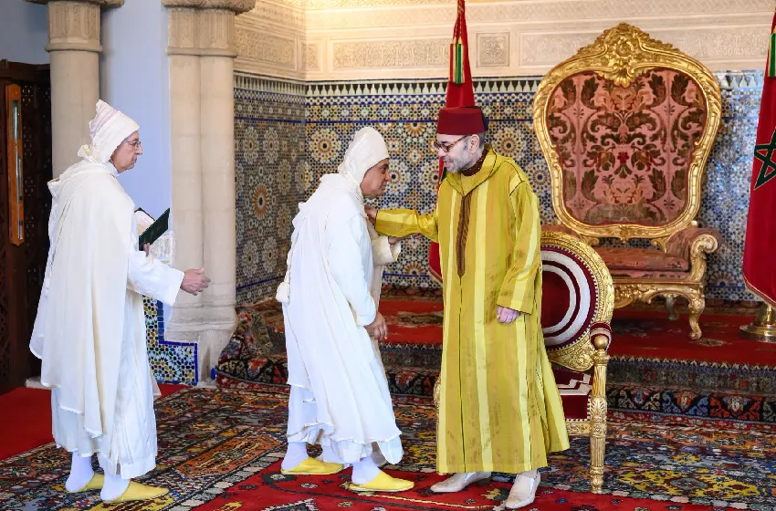صاحب الجلالة الملك محمد السادس يستقبل الأعضاء المعينين بالمحكمة الدستورية