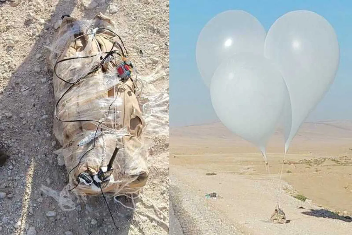 الأردن..ضبط بالونات حرارية تحمل أسلحة نارية في الكرك
