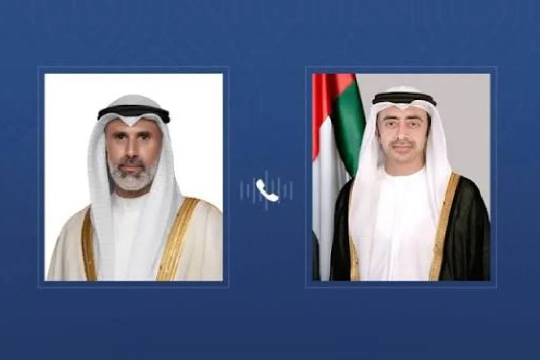 وزيرا خارجية الإمارات والكويت يبحثان التطورات الإقليمية