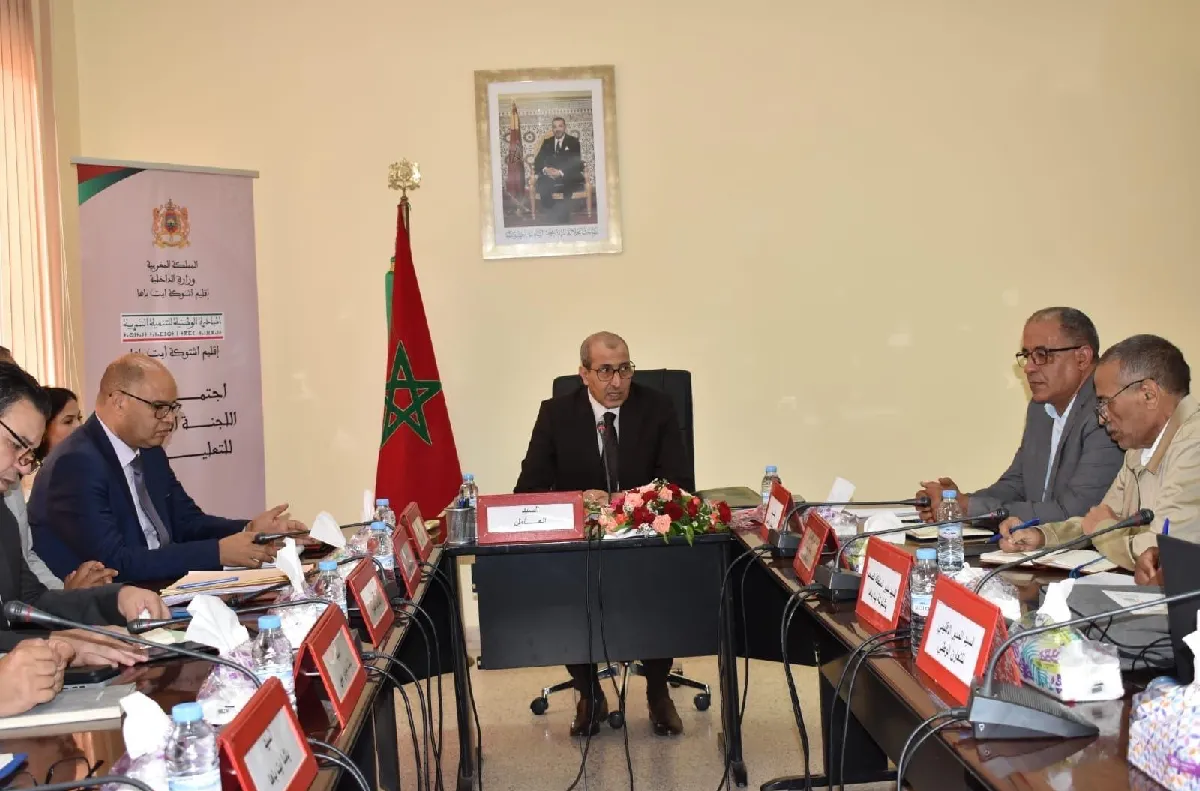 اشتوكة آيت باها.. بحث سبل تعزيز الخدمات الداعمة للتمدرس