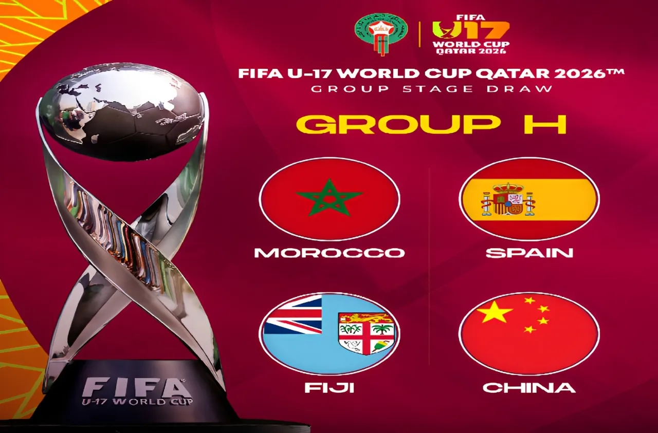 مونديال قطر 2026 لأقل من 17 سنة: المغرب في المجموعة الثامنة إلى جانب إسبانيا والصين وفيجي