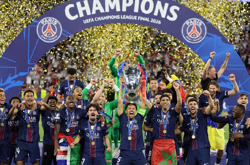 باريس سان جرمان يتوج بلقب دوري أبطال أوروبا بفوزه على أرسنال بركلات الترجيح