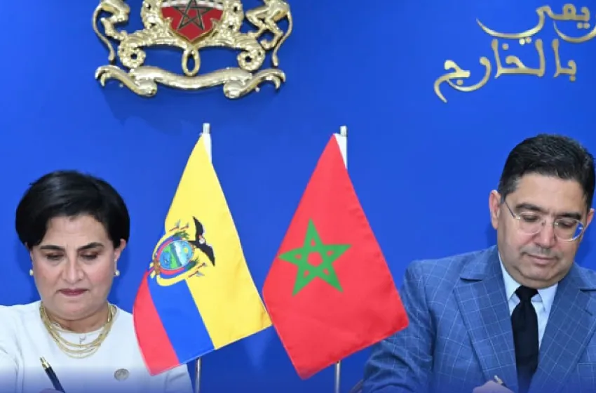 المغرب "شريك استراتيجي" و"بوابة ولوج" الإكوادور إلى إفريقيا (وزيرة العلاقات الخارجية الإكوادورية)