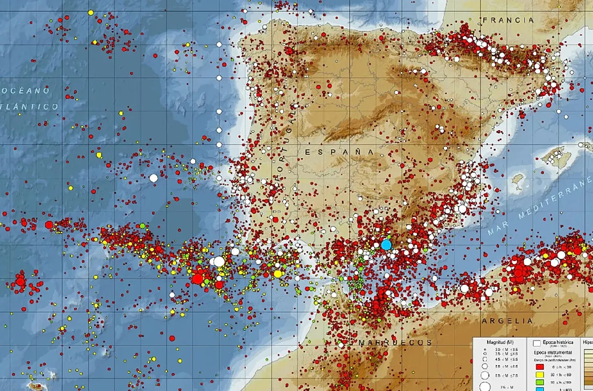 إسبانيا.. تسجيل 1279 هزة أرضية في غرناطة خلال أسبوعين