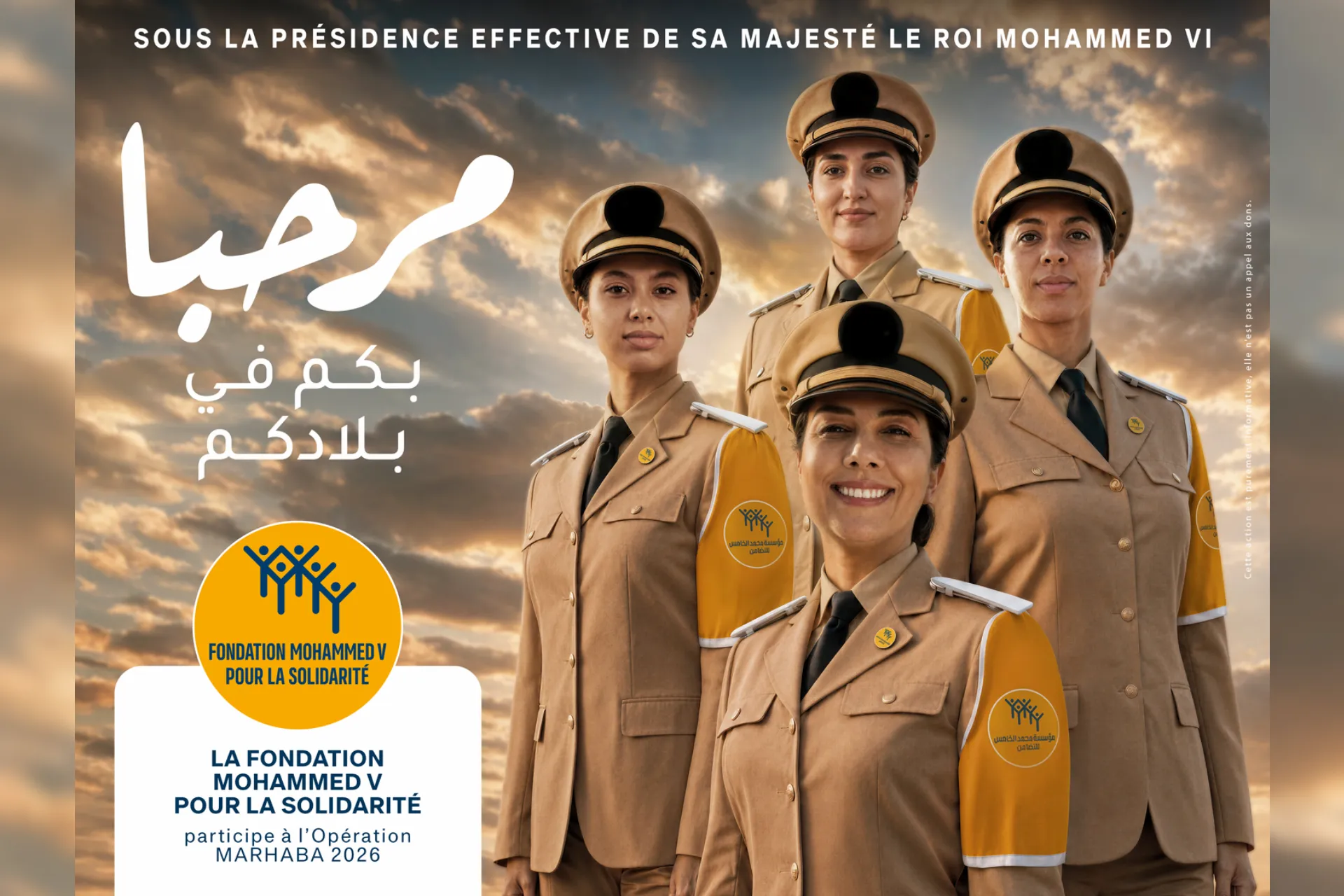 بتعليمات سامية من صاحب الجلالة الملك محمد السادس، مؤسسة محمد الخامس للتضامن تطلق غدا الأربعاء عملية "مرحبا 2026"
