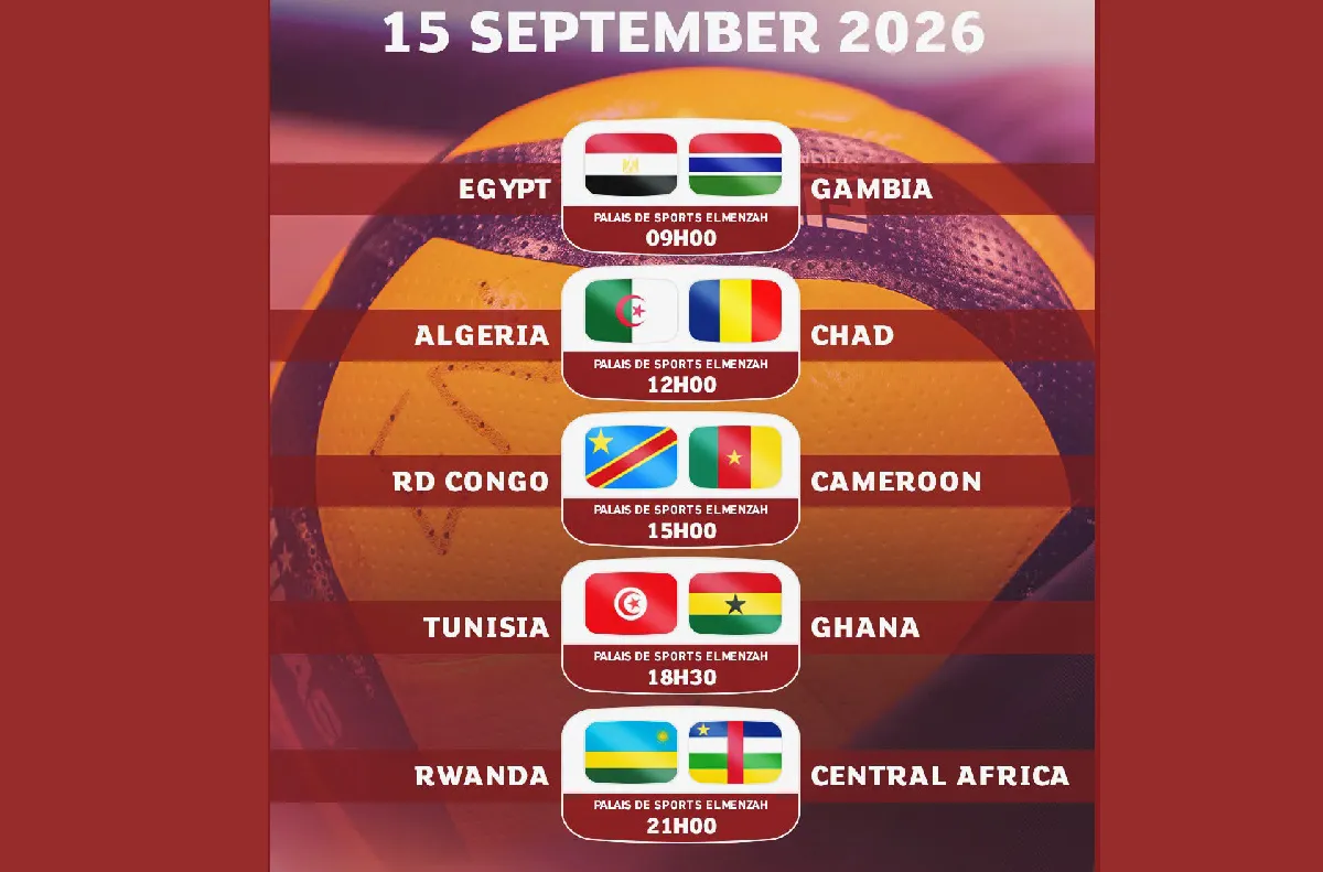 بطولة أمم إفريقيا للكرة الطائرة (تونس 2026) .. المغرب في المجموعة الثانية إلى جانب مصر وغامبيا