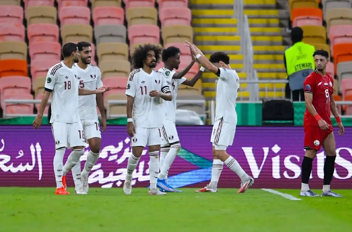 "خليجي 27".. المنتخب القطري لكرة القدم يفوز على نظيره اليمني ويتأهل إلى الدور نصف نهائي