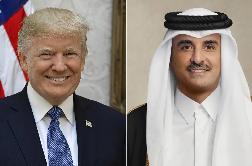 أمير قطر والرئيس الأمريكي يبحثان هاتفيا تطورات الأوضاع في المنطقة