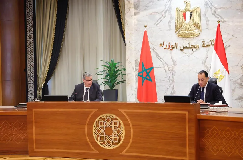 المغرب ومصر يؤكدان حرصهما على الارتقاء بمسار التعاون الاقتصادي في إطار شراكة شاملة