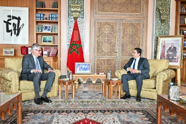 السيد بوريطة يستقبل مساعد الأمين العام للأمم المتحدة لعمليات حفظ السلام جان بيير لاكروا