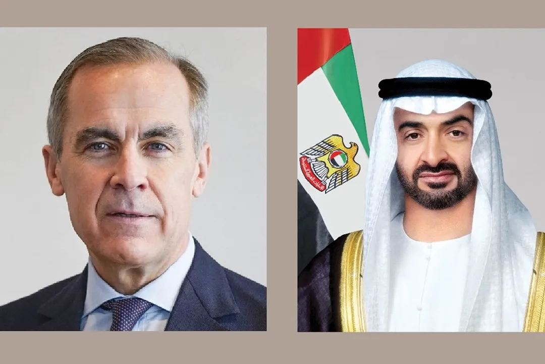 الرئيس الإماراتي ورئيس وزراء كندا يبحثان التعاون المشترك والتطورات الإقليمية