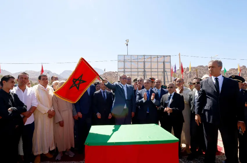 إقليم تزنيت.. السيد أخنوش يعطي انطلاقة مجموعة من المشاريع التنموية