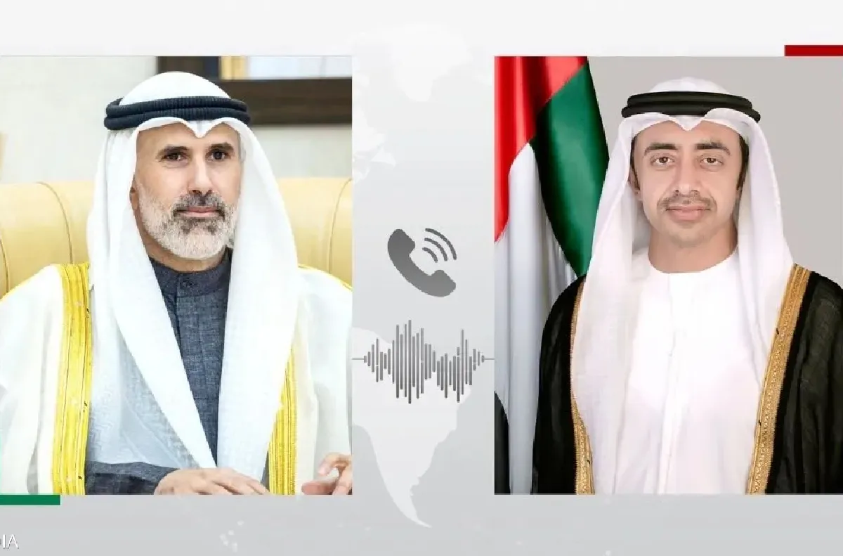 وزيرا خارجية الإمارات والكويت يبحثان العلاقات الثنائية والمستجدات الإقليمية