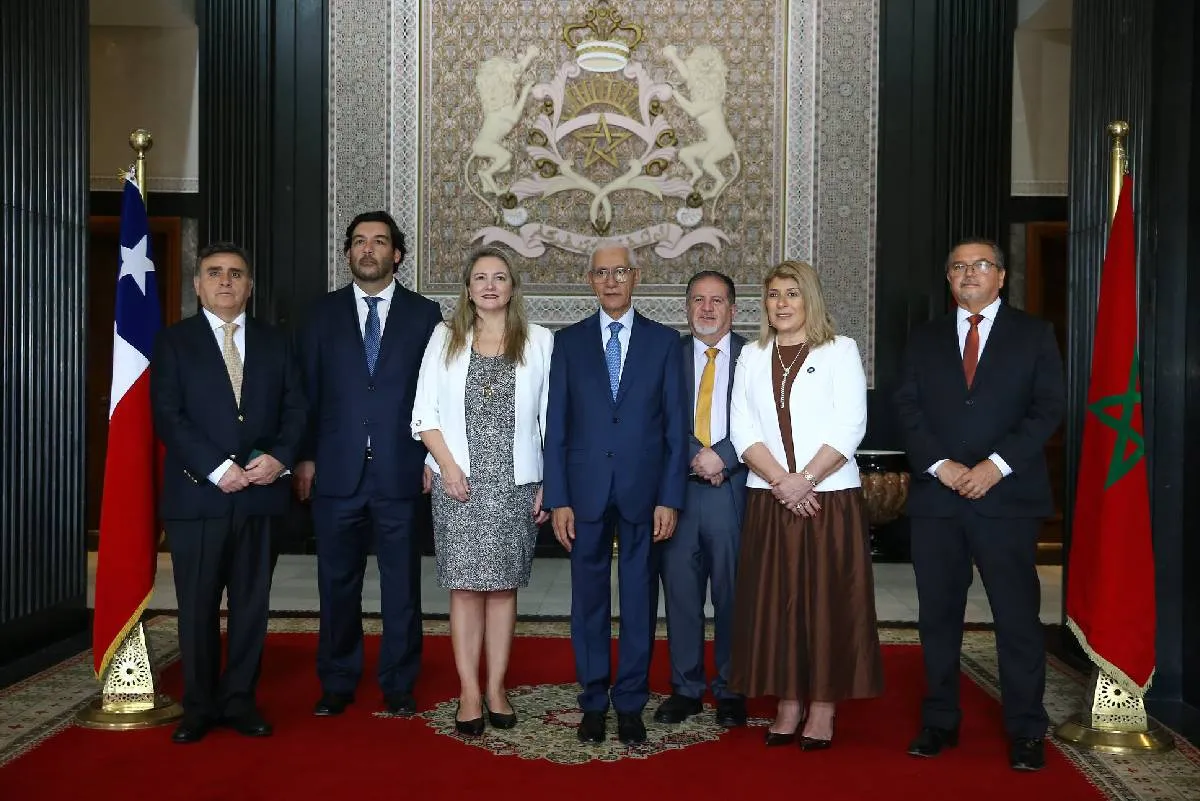 السيد الطالبي العلمي يتباحث مع رئيسة وأعضاء مجموعة الصداقة البرلمانية الشيلي - المغرب