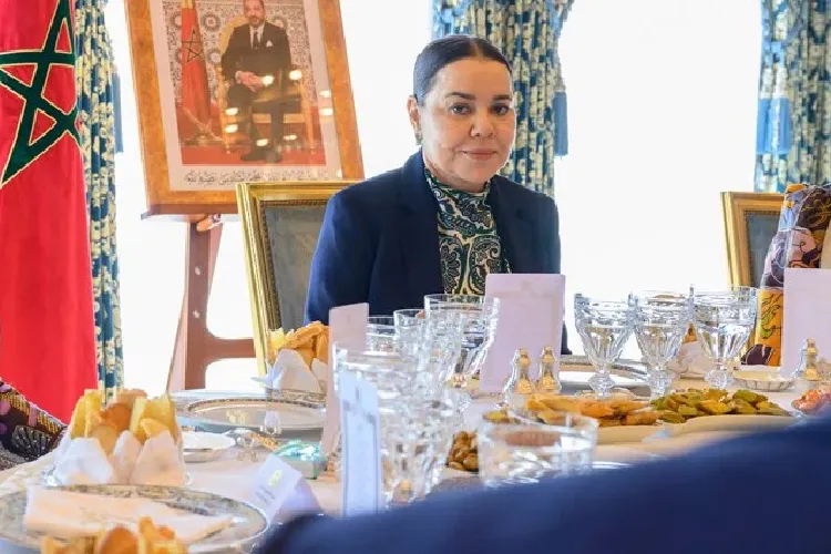 صاحبة السمو الملكي الأميرة للا أسماء تترأس مأدبة غداء أقامها جلالة الملك على شرف السيدة الأولى لجمهورية كينيا، السيدة راشيل روتو
