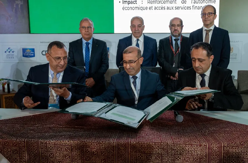 وزارة الفلاحة ومجموعة القرض الفلاحي للمغرب تعززان شراكتهما لدعم الشمول المالي بالوسط القروي