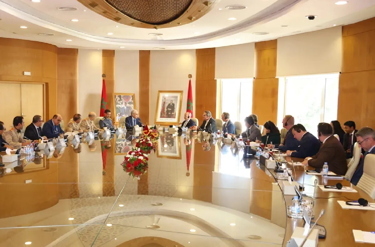 تنفيذا للتعليمات الملكية السامية، السيد لوديي يستقبل وفدا من الكونغرس الأمريكي برئاسة السيد براين ماست