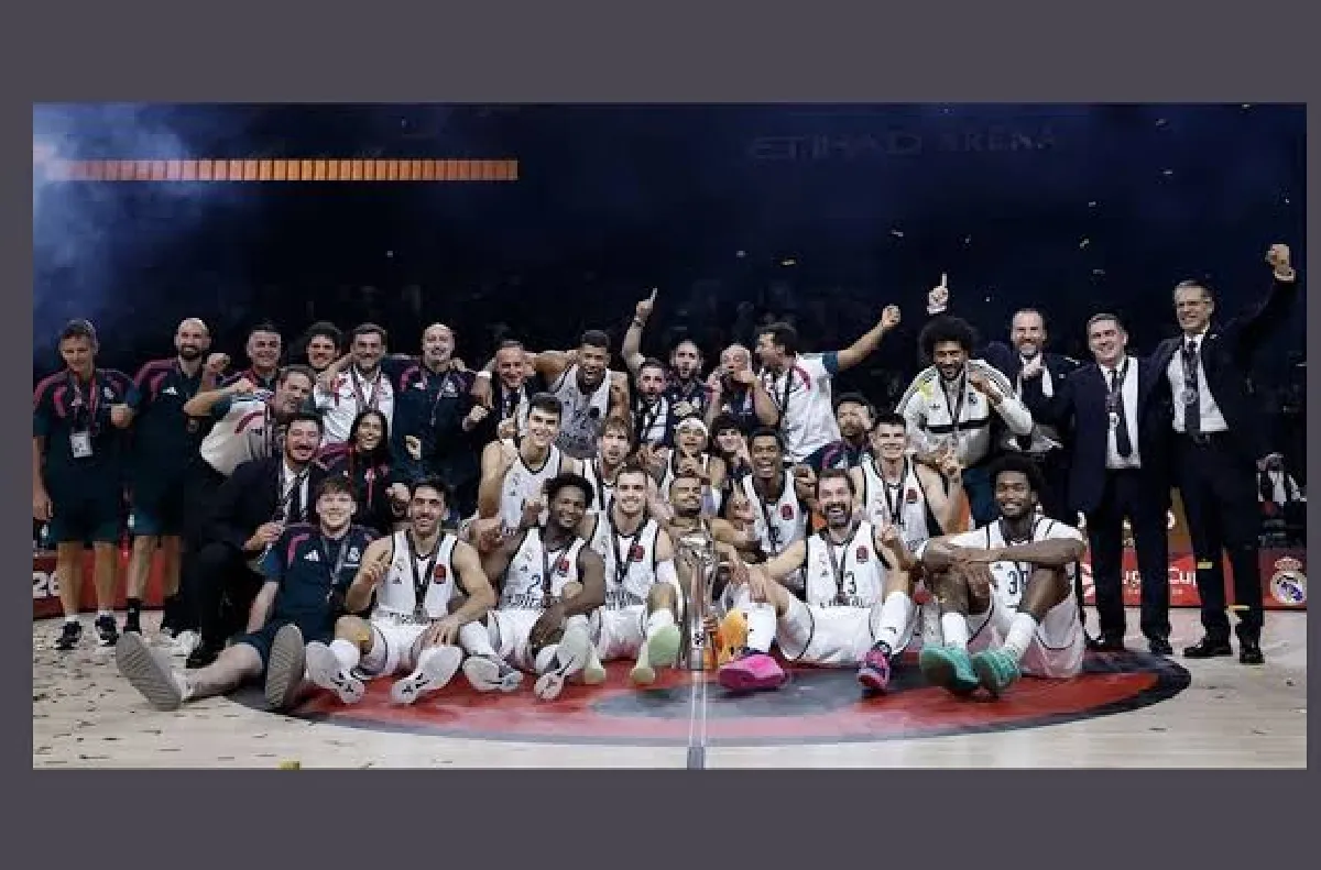 أبوظبي.. تتويج ريال مدريد بطلا للنسخة الأولى من "كأس السوبر الأوروبي لكرة السلة"