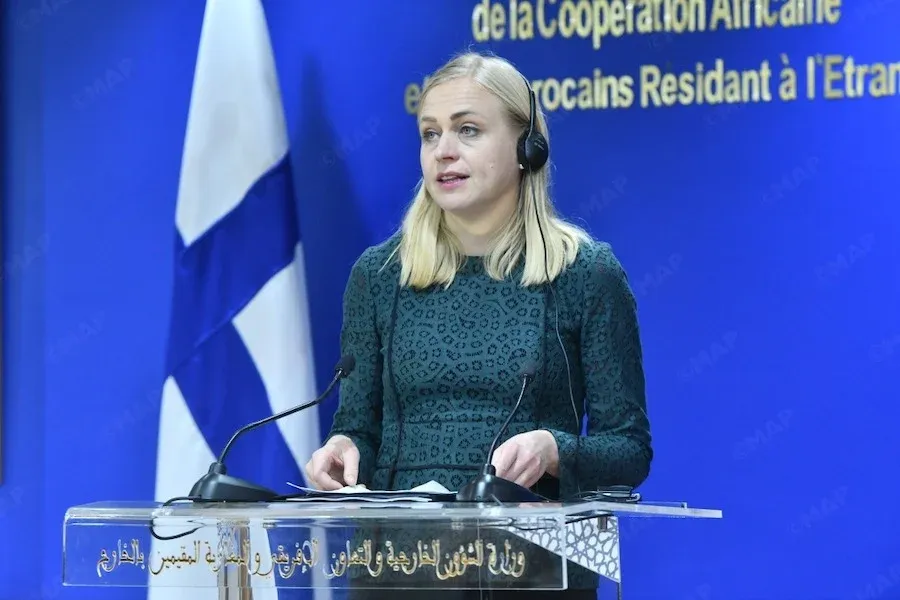 المغرب شريك أساسي لأوروبا وفنلندا (وزيرة الشؤون الخارجية الفنلندية)