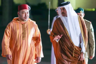 أمير قطر يعزي في ضحايا زلزال المغرب