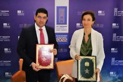 السيد مهدي بنسعيد يوقع اتفاقية إطار مع منظمة الأمم المتحدة للتربية والعلم والثقافة