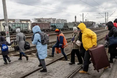 النزاع الروسي الأوكراني  .. إقامة تسعة ممرات إنسانية لإجلاء المدنيين الأوكرانيين