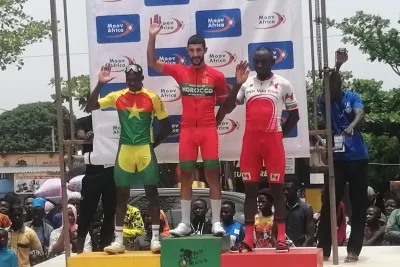 طواف البنين للدراجات 2023: المغربي أشرف الدغمي يتوج بالمرحلة الأولى