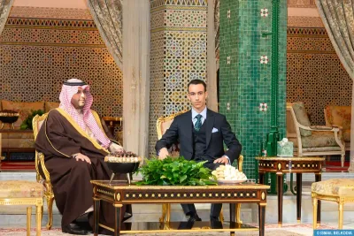 الأمير مولاي الحسن يستقبل الأمير تركي بن محمد بن فهد بن عبد العزيز، حاملا رسالة شفوية إلى جلالة الملك من خادم الحرمين الشريفين