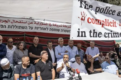 مسيرة في تل أبيب احتجاجا على استفحال الجريمة بالمجتمع العربي الإسرائيلي