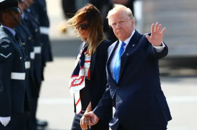 الرئيس الأمريكي يحل بلندن في زيارة دولة إلى المملكة المتحدة