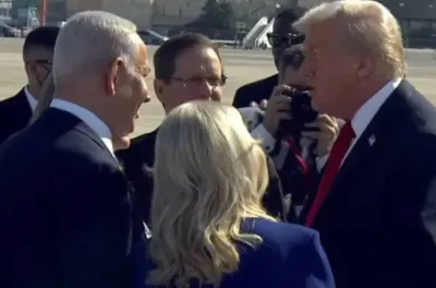 الرئيس الأمريكي يصل إلى تل أبيب