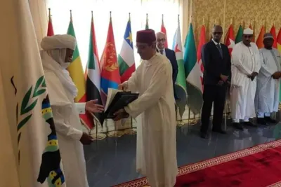 عبد اللطيف الروجا يقدم أوراق اعتماده كسفير ممثل دائم للمغرب لدى تجمع دول الساحل والصحراء