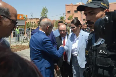 ورزازات/تنغير: السيدة المنصوري تزور مشاريع "دعم السكن" وتطلق مشاريع تأهيل مراكز قروية