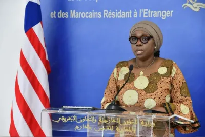 ليبيريا باعتبارها عضوا غير دائم في مجلس الأمن تواصل دعمها للوحدة الترابية ولسيادة المغرب على كامل ترابه بما في ذلك منطقة الصحراء ولمبادرة الحكم الذاتي كحل وحيد