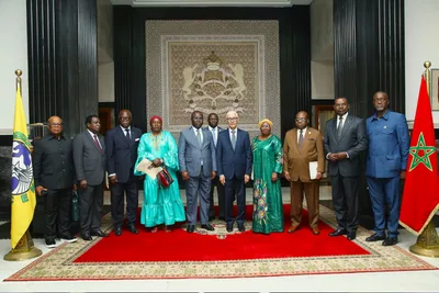 السيد الطالبي العلمي يتباحث بالرباط مع رئيس برلمان المجموعة الاقتصادية والنقدية لوسط إفريقيا